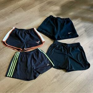 Bundle 4 Pairs of Shorts All Size Small & BCG 1/4 Zip Top Orange‎ S